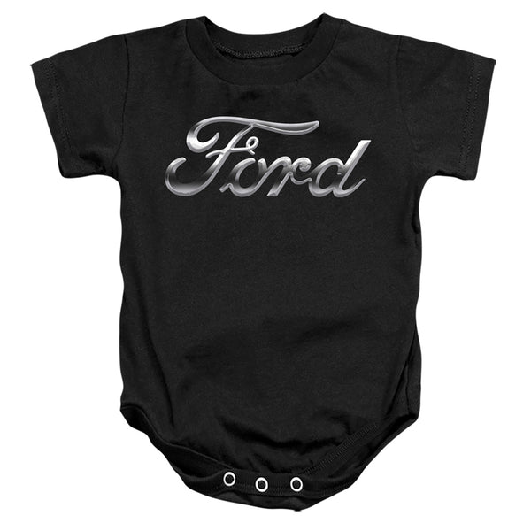 Ford - Chrome Ford Logo Infant Snapsuit
