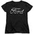 Ford - Chrome Ford Logo Women's Short Sleeve