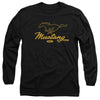 Ford Mustang - Pony Script Adult Long Sleeve
