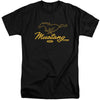 Ford Mustang - Pony Script Adult Tall Fit Short Sleeve