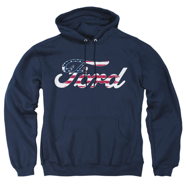 Ford - Flag Logo Adult Pullover Hoodie