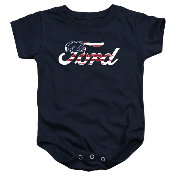 Ford - Flag Logo Infant Snapsuit
