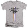 Ford Mustang - Mustang Stripes Adult Slim Fit V Neck Cotton