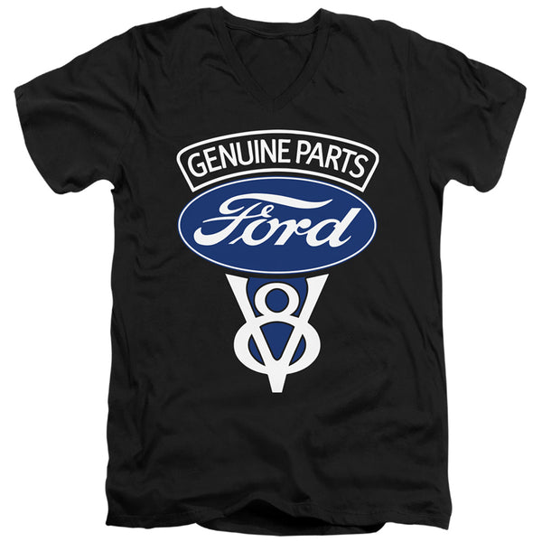 Ford - V8 Genuine Parts Adult Slim Fit V Neck Cotton