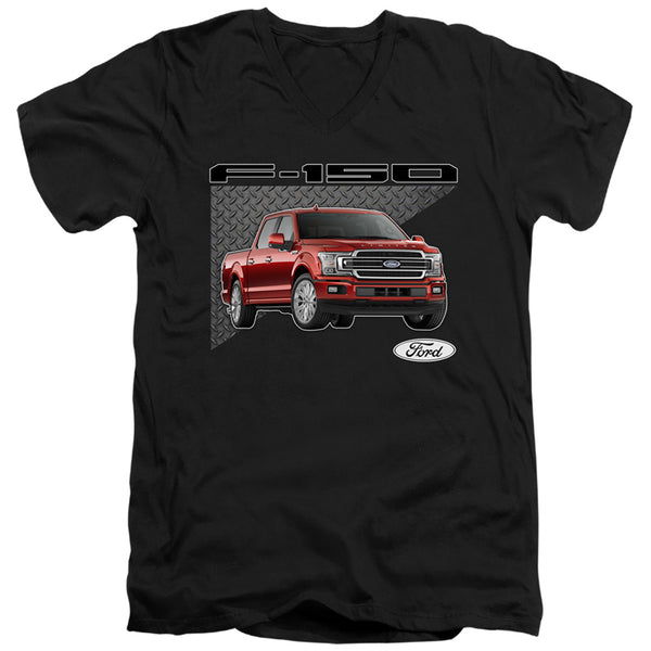 Ford Trucks - F 150 Adult Slim Fit V Neck Cotton