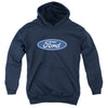 Ford - Dimensional Logo Youth Hooded Sweatshirt