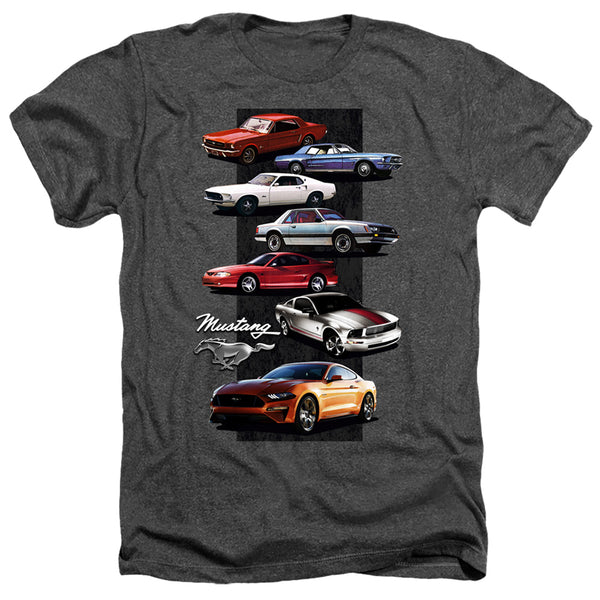 Ford Mustang - Mustang Stack Adult Regular Fit Heather Short Sleeve