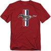 Ford Mustang - Vintage Stripes Adult Regular Fit Short Sleeve