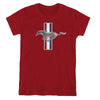Ford Mustang - Vintage Stripes Women's Short Sleeve
