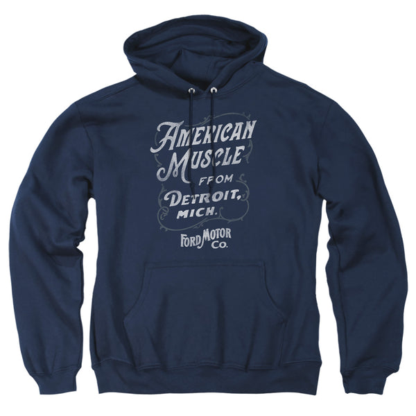 Ford - American Muscle Classic Script Adult Pullover Hoodie