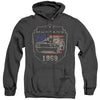 Ford - Mustang 1969 Flag Adult Heather Hoodie