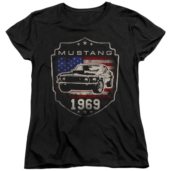 Ford - Mustang 1969 Flag Women's Short Sleeve