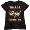 Ford - Go Further Orange Camo Women's Short Sleeve