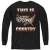 Ford - Go Further Orange Camo L - S Youth