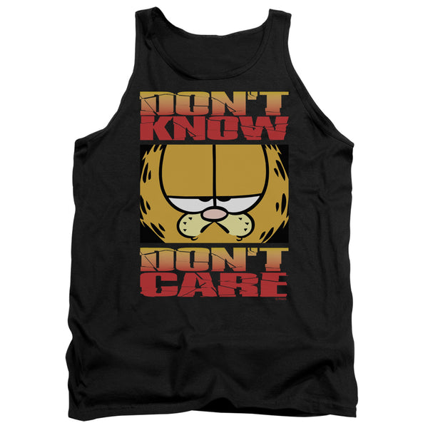 Garfield - Dont Know Dont Care Adult Tank Top