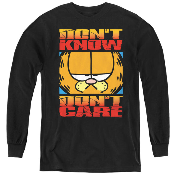 Garfield - Dont Know Dont Care L - S Youth