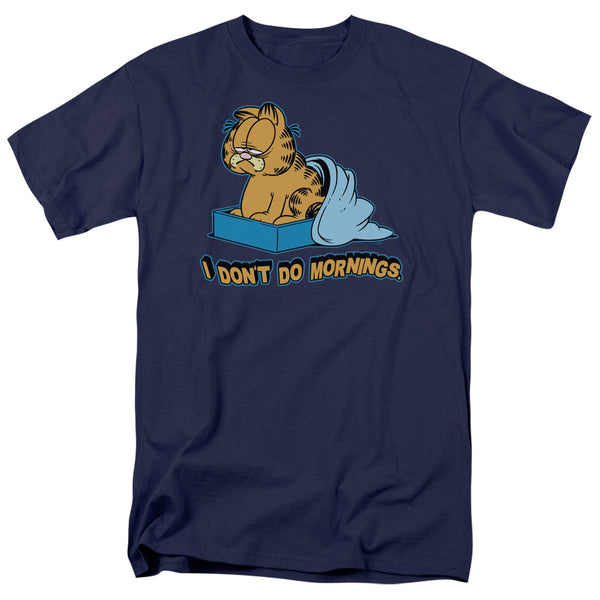 Garfield - I Dont Do Mornings Adult Regular Fit Short Sleeve