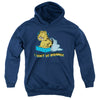 Garfield - I Dont Do Mornings Youth Hooded Sweatshirt