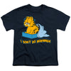 Garfield - I Dont Do Mornings Youth Short Sleeve