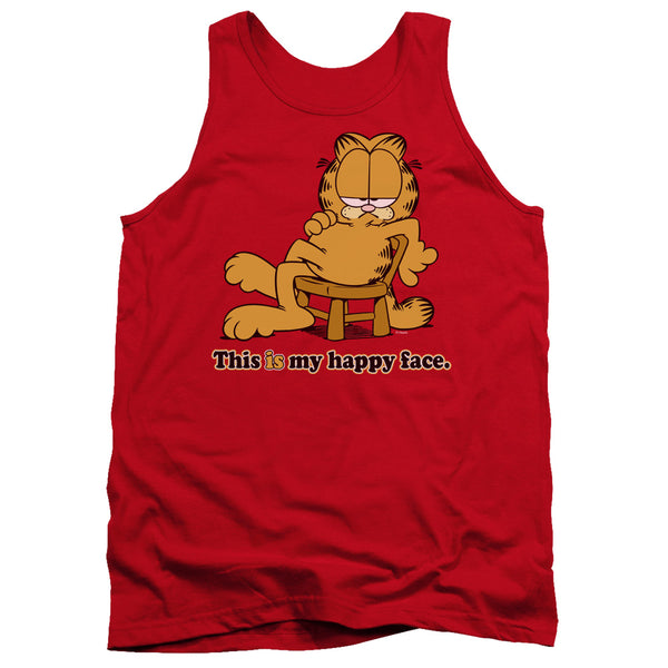Garfield - Happy Face Adult Tank Top