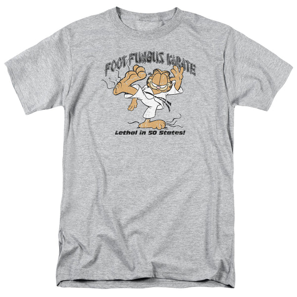 Garfield - Foot Fungus Karate Adult Regular Fit Short Sleeve