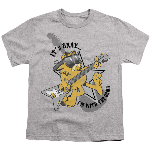 Garfield - Im With The Band Youth Short Sleeve