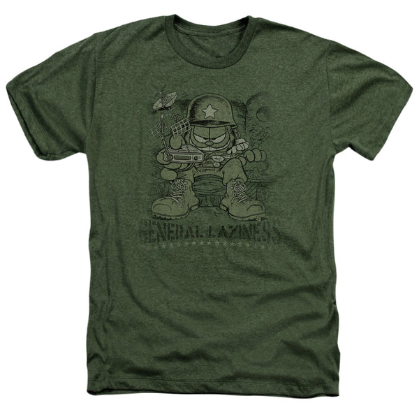Garfield - General Laziness Adult Regular Fit Heather Short Sleeve