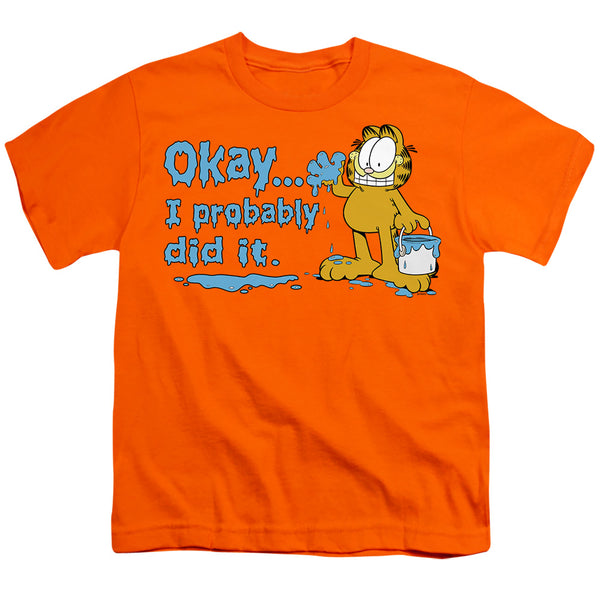 Garfield - I Probably Did It Youth Short Sleeve