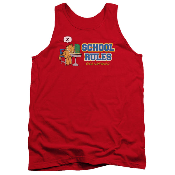 Garfield - School Rules Adult Tank Top