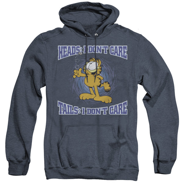 Garfield - Heads Or Tails Adult Heather Hoodie