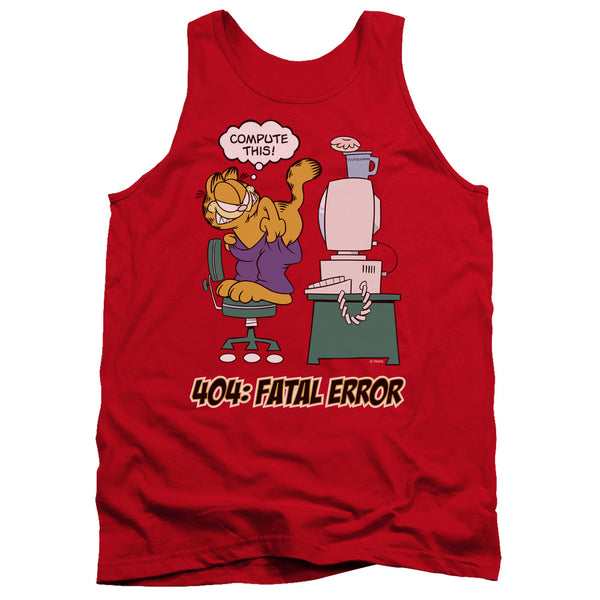 Garfield - Compute This Adult Tank Top