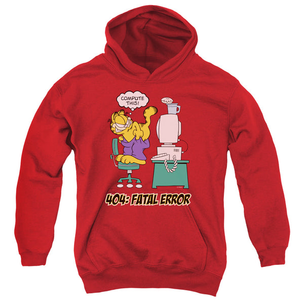 Garfield - Compute This Youth Hooded Sweatshirt