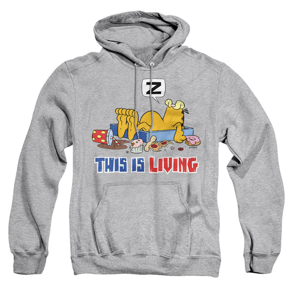 Garfield - This Is Living Adult Pullover Hoodie