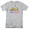 Garfield - This Is Living Adult Regular Fit Short Sleeve
