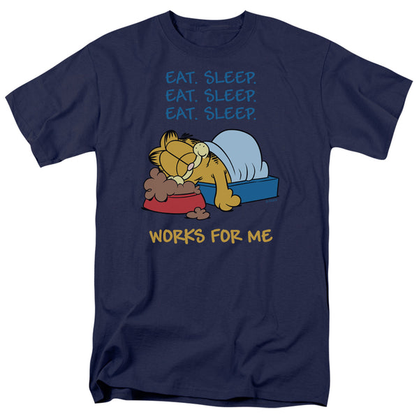 Garfield - Works For Me Adult Regular Fit Short Sleeve
