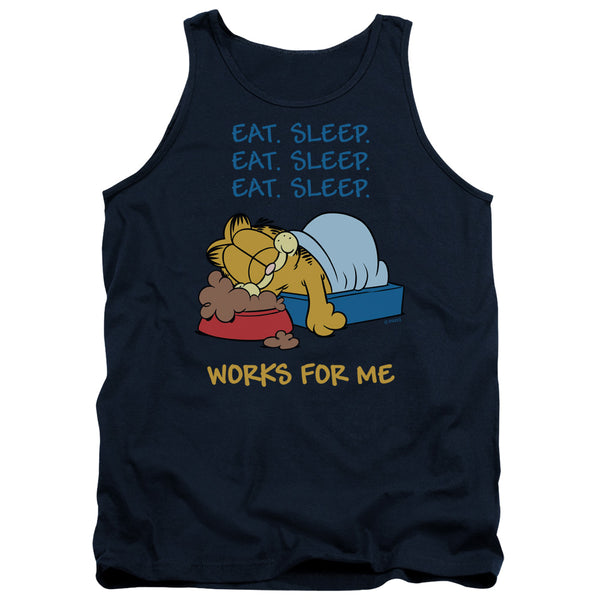 Garfield - Works For Me Adult Tank Top