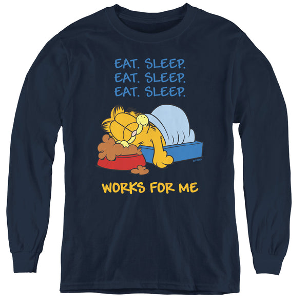 Garfield - Works For Me L - S Youth