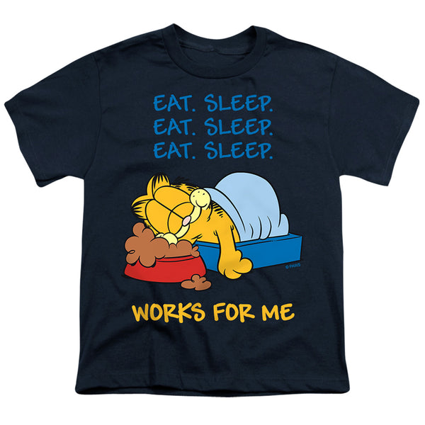 Garfield - Works For Me Youth Short Sleeve