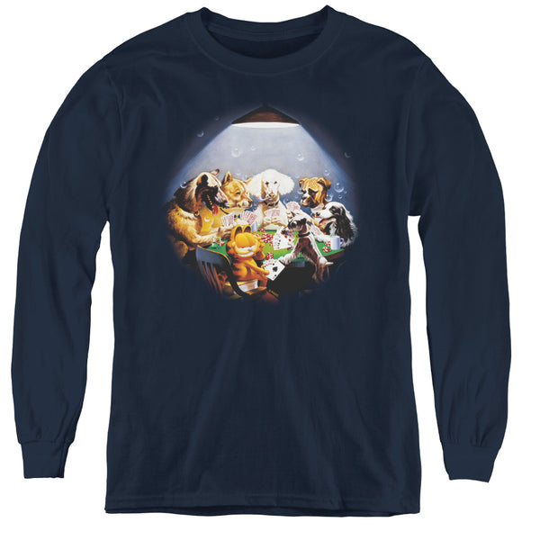 Garfield - Playing With The Big Dogs L - S Youth