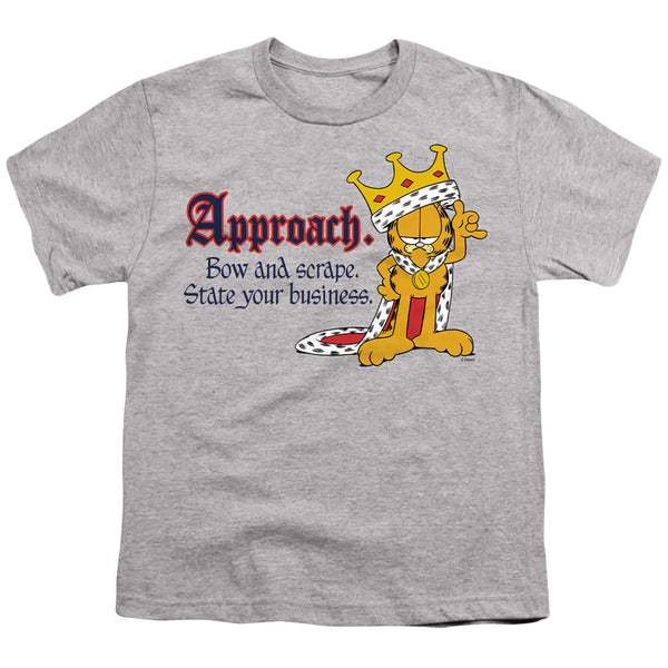 Garfield - State Your Business Youth Short Sleeve