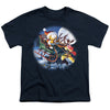 Garfield - Moonlight Ride Youth Short Sleeve