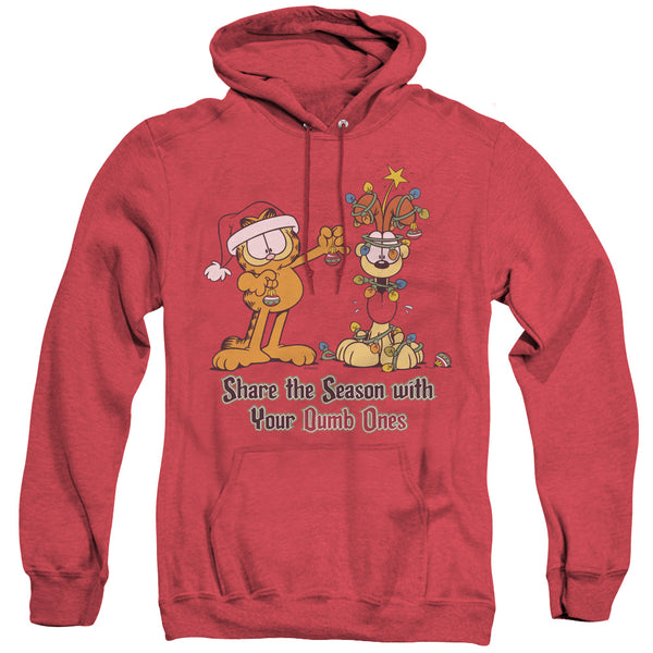 Garfield - Share The Season Adult Heather Hoodie