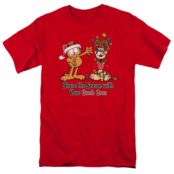 Garfield - Share The Season Adult Regular Fit Short Sleeve
