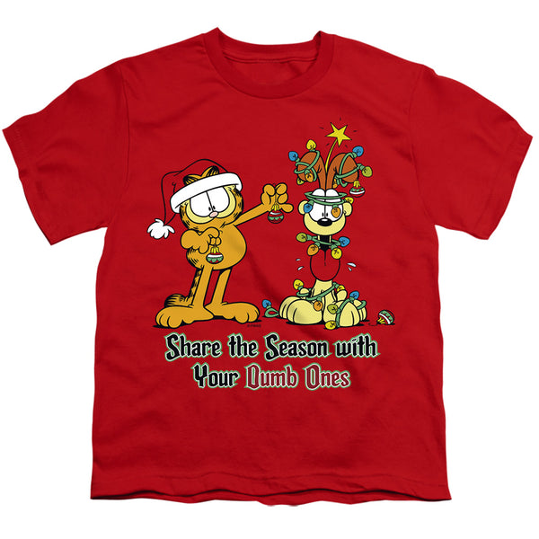 Garfield - Share The Season Youth Short Sleeve
