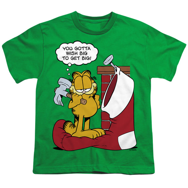 Garfield - Wish Big Youth Short Sleeve