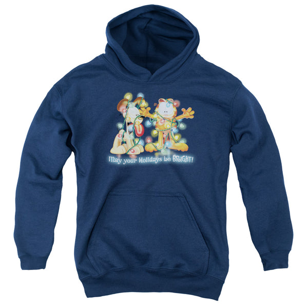 Garfield - Bright Holidays Youth Hooded Sweatshirt