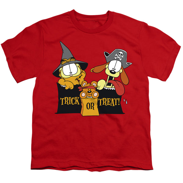 Garfield - Trick Or Treat Youth Short Sleeve