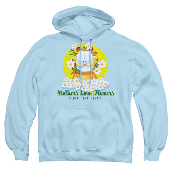 Garfield - Mothers Love Flowers Adult Pullover Hoodie