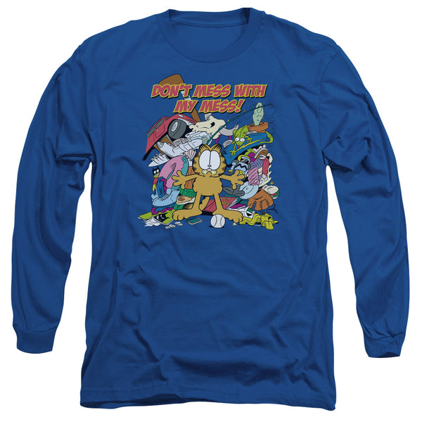 Garfield - My Mess Adult Long Sleeve