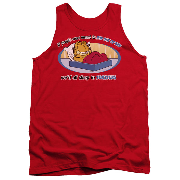 Garfield - Pop Out Of Bed Adult Tank Top
